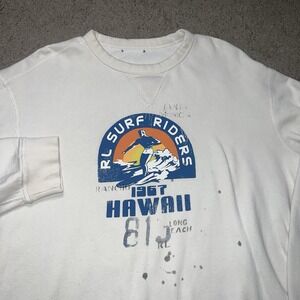 Polo Ralph Lauren RL Surf Riders Santa Monica Long beach Sweatshirt Crewneck